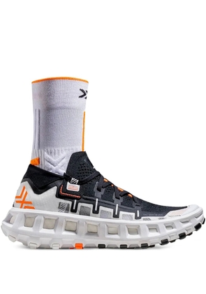 X BIONIC Terraskin X00-c structured-sole knitted sneakers - Black