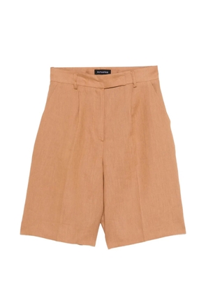 ACTUALEE pleated shorts - Neutrals