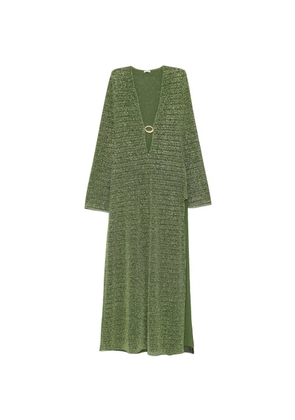 Oséree V-neck ring maxi dress - Green