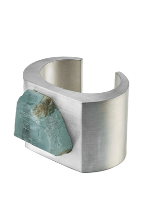 Parts of Four Crescent Plane aquamarine bracelet - Silver