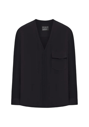 Giorgio Armani pocket V-neck jacket - Black