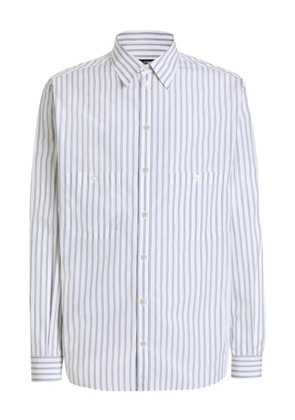 Dolce & Gabbana striped-pattern pocket shirt - White