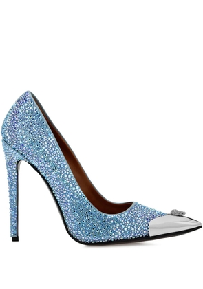 Philipp Plein Mix Strass pumps - Blue