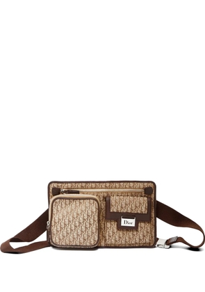 Christian Dior Pre-Owned 2000s trotter canvas belt bag - Neutrals
