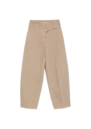 AMI Paris wrapped belted trousers - Neutrals