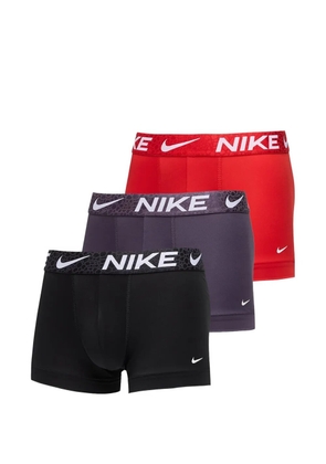 Nike logo-print boxers set (set of three) - Red