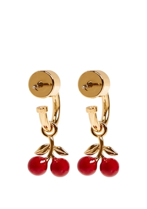 Coach cherry-pendant drop earrings - Gold