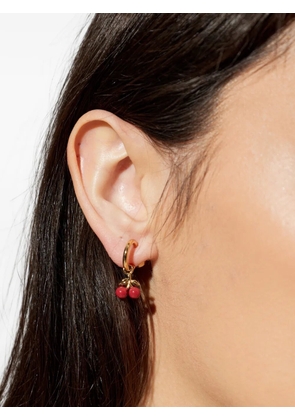 Coach cherry-pendant drop earrings - Gold