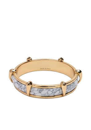 Roberto Cavalli marble-effect bracelet - Gold