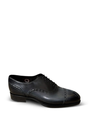 Santoni Ensley leather oxford shoes - Black