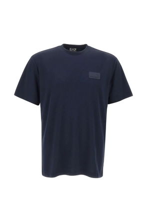 Ea7 Emporio Armani logo crew neck T-shirt - Blue