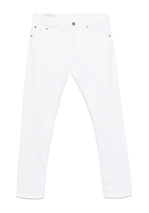 DONDUP Icon belt-loop trousers - White