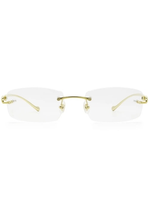 Cartier Eyewear Panthère square glasses - Gold
