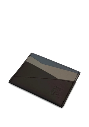 LOEWE Puzzle plain card holder - Brown