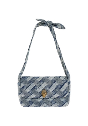 Kurt Geiger London woven knot-strap shoulder bag - Blue