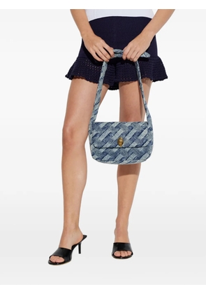 Kurt Geiger London woven knot-strap shoulder bag - Blue