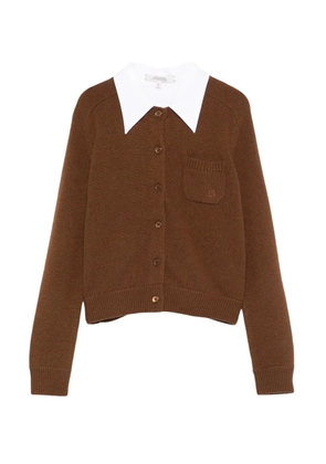 Dorothee Schumacher Elegant Statements pocket buttoned cardigan - Brown