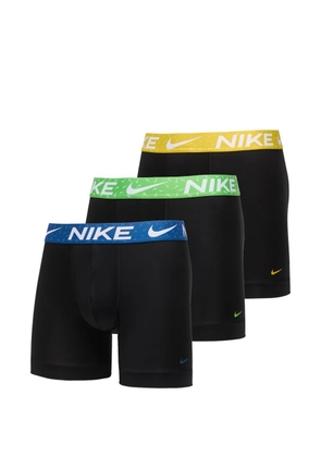 Nike logo-waistband boxers (pack of three) - Black