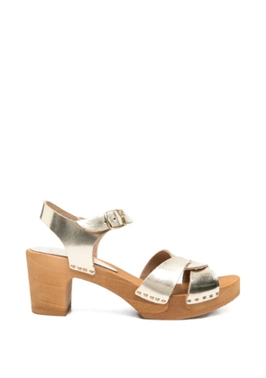Bosabo buckle leather sandals - Gold