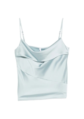 IMPERIAL cowl-neck top - Blue