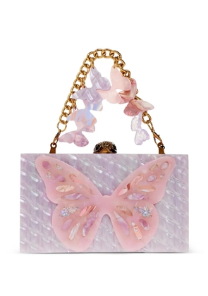 Kurt Geiger London butterfly-embellishment mini bag - Purple