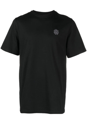 Roberto Cavalli Mirror Snake-embroidered T-shirt - Black