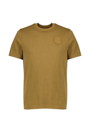 Moncler logo-patch short-sleeve T-shirt - Brown