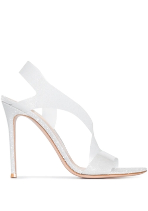 Gianvito Rossi Metropolis 105mm sandals - Silver