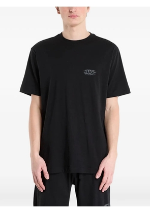 HUGO logo-print T-Shirt - Black