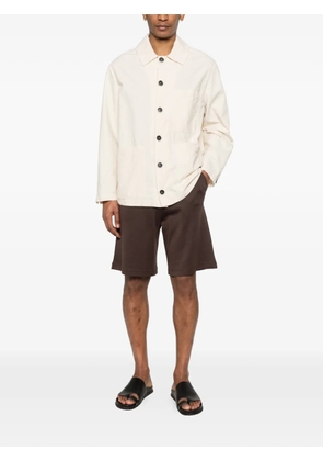 Herno buttoned shorts - Brown