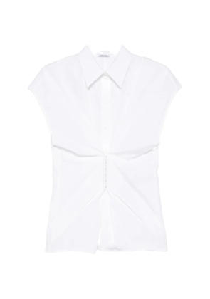 Alexander McQueen twist-front shirt - White