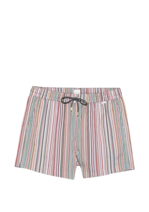 Paul Smith striped swim shorts - Red