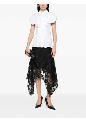 Alexander McQueen twist-front shirt - White