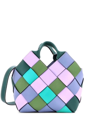 Loewe Pre-Owned Woven Basket Bag Leather Small tote bag - Multicolour