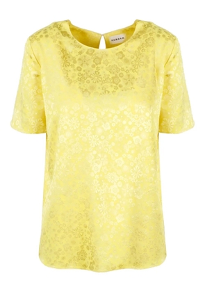 P.A.R.O.S.H. floral-motif blouse - Yellow