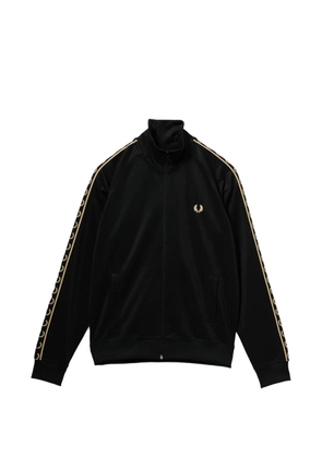 Fred Perry logo tape long-sleeved jacket - Black