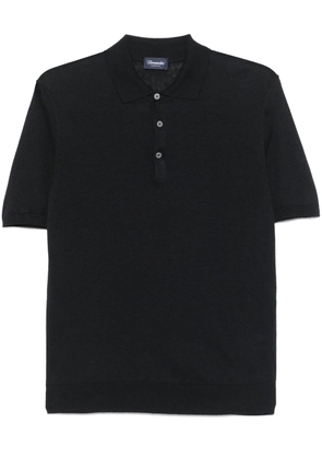 Drumohr knitted polo shirt - Blue