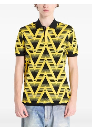 adidas patterned polo shirt - Yellow