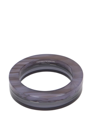 Emporio Armani layered bangle bracelet - Grey
