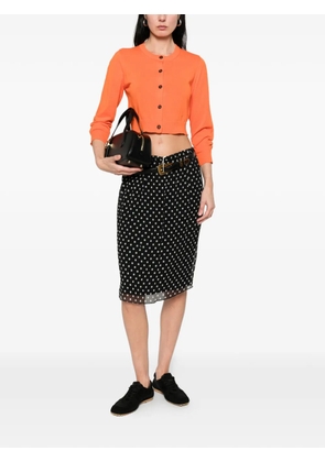 Nº21 button-up cardigan - Orange