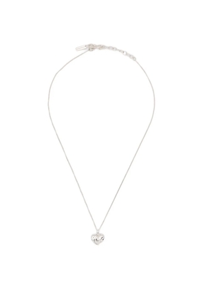 Completedworks heart-pendant necklace - Silver