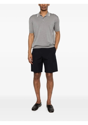 Greyed short-sleeve polo shirt