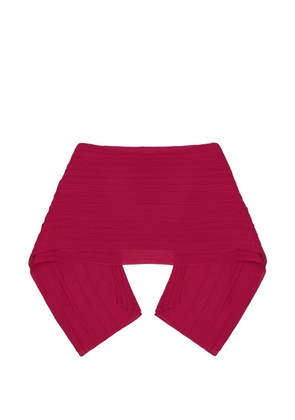 Pleats Please Issey Miyake pleated scarf - Pink