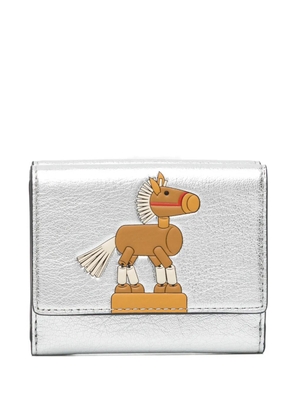 Anya Hindmarch Year Of The Horse wallet - Silver