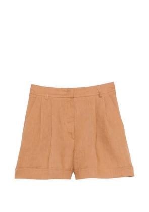 ACTUALEE pleated shorts - Neutrals