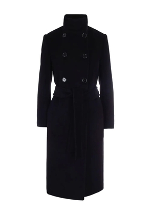 Max Mara button belted coat - Black