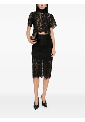 IMPERIAL lace top - Black