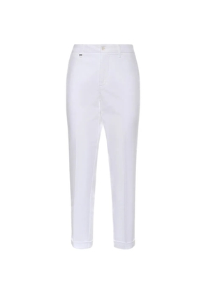 Fay buttoned trousers - White
