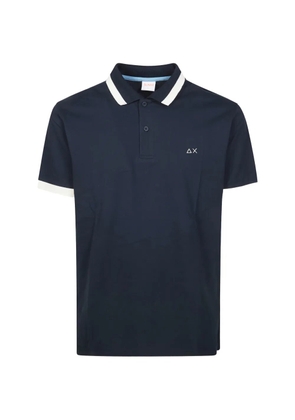 Sun68 contrast-trim polo shirt - Blue
