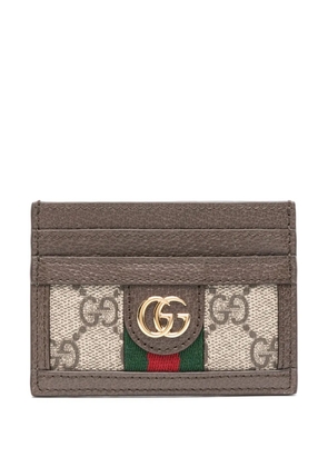 Gucci Ophidia monogram card holder - Neutrals